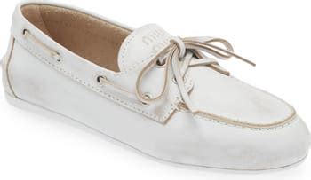 miu miu boat shoes dupe|The Divisive Boat Shoe Trend Is Here to Make You Look Richer .